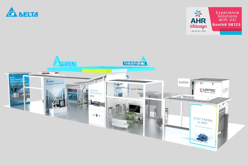 Delta showcases innovative building solutions for smart, energy-efficient and safe spaces at AHR Expo 2024 